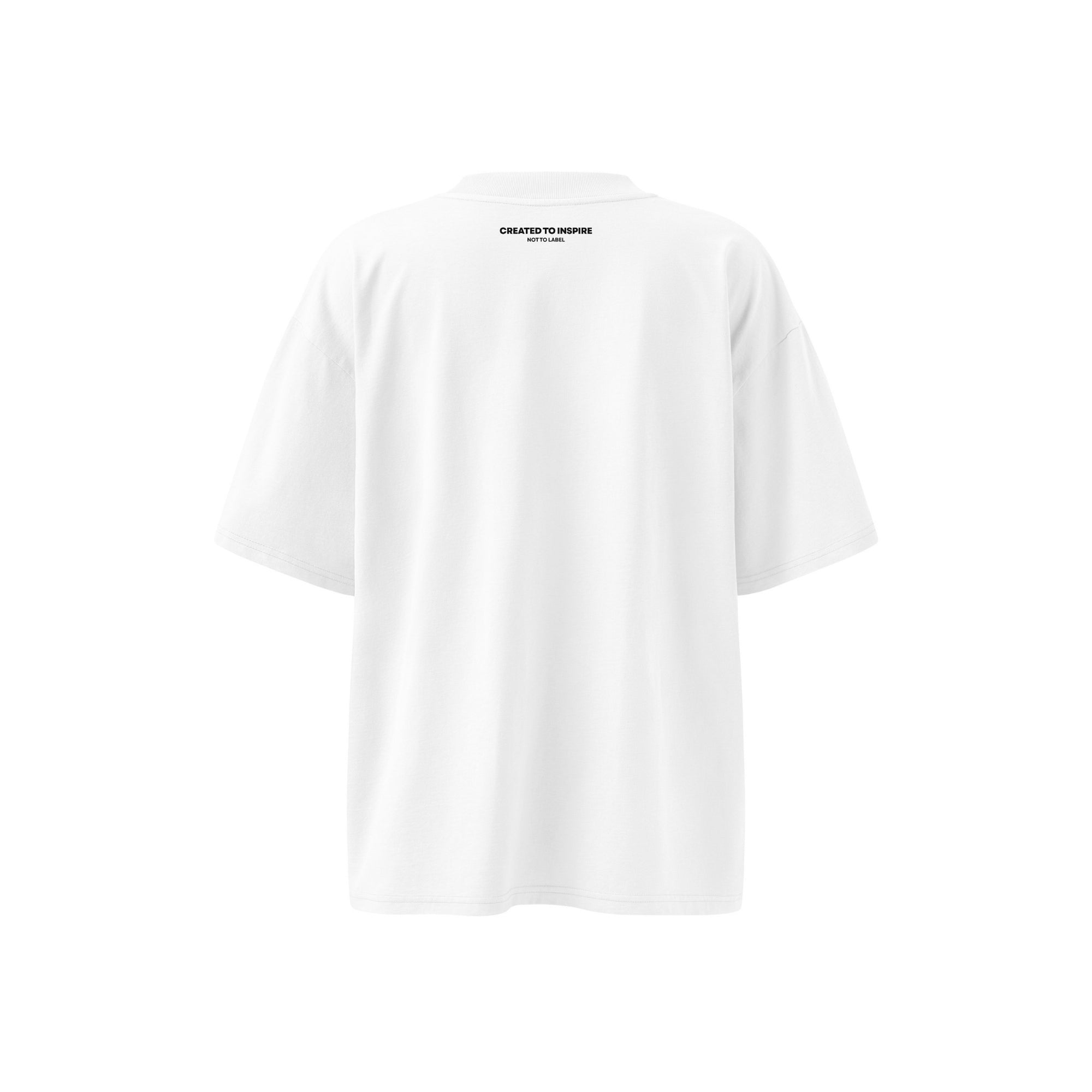 Stop Thinking Start Doing Slogan Oversize T-Shirt