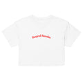 White t-shirt with red text 'Bagrol Sensin' on a white background